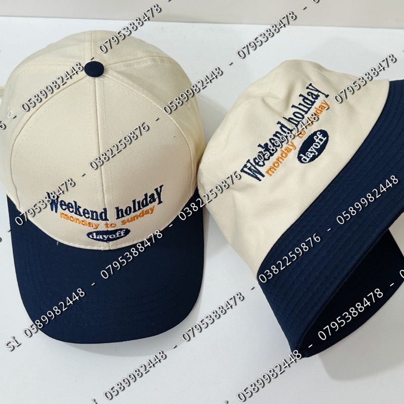 Combo 1 cặp nón đôi phối màu Mũ lưỡi trai thêu chữ unisex Hàn Quốc đẹp rẻ ulzzang nam nữ - Nón kết