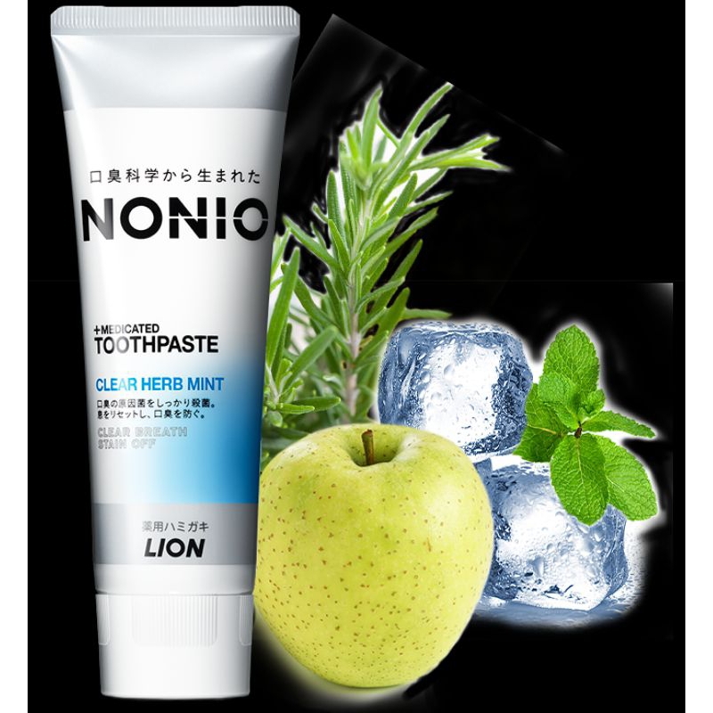 Tuyp kem đánh răng 4 vị bạc hà Nonio Nhật bản 130g