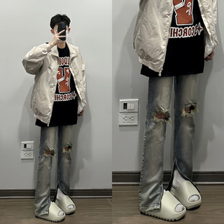 Quần Jean Zip Dust rách gối cực trend / ảnh thật ở cuối 721