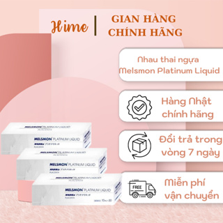 Collagen Nhau Thai ngựa Melsmon Platinum Liquid Placenta giúp Sáng Da