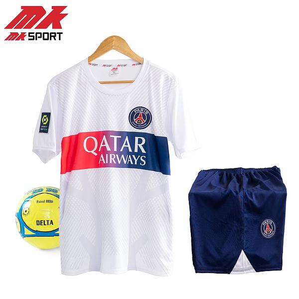 Bộ Quần Áo Đá Banh CLB PSG Mùa Giải 2023-2024 - Chất Vải Mềm Mại, Thoáng Mát