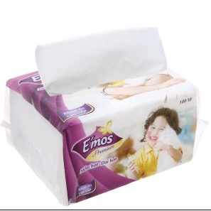 Khăn giấy Emos mềm dai 100 tờ