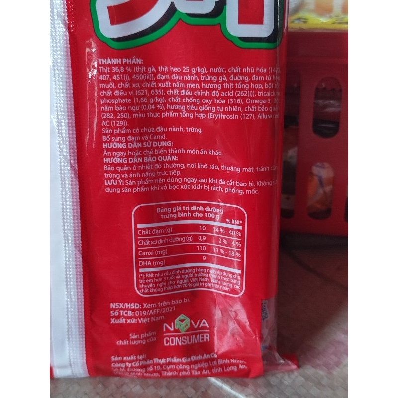 Xúc xích XUXIFARM 175gr - PONIE 5+1 198gr