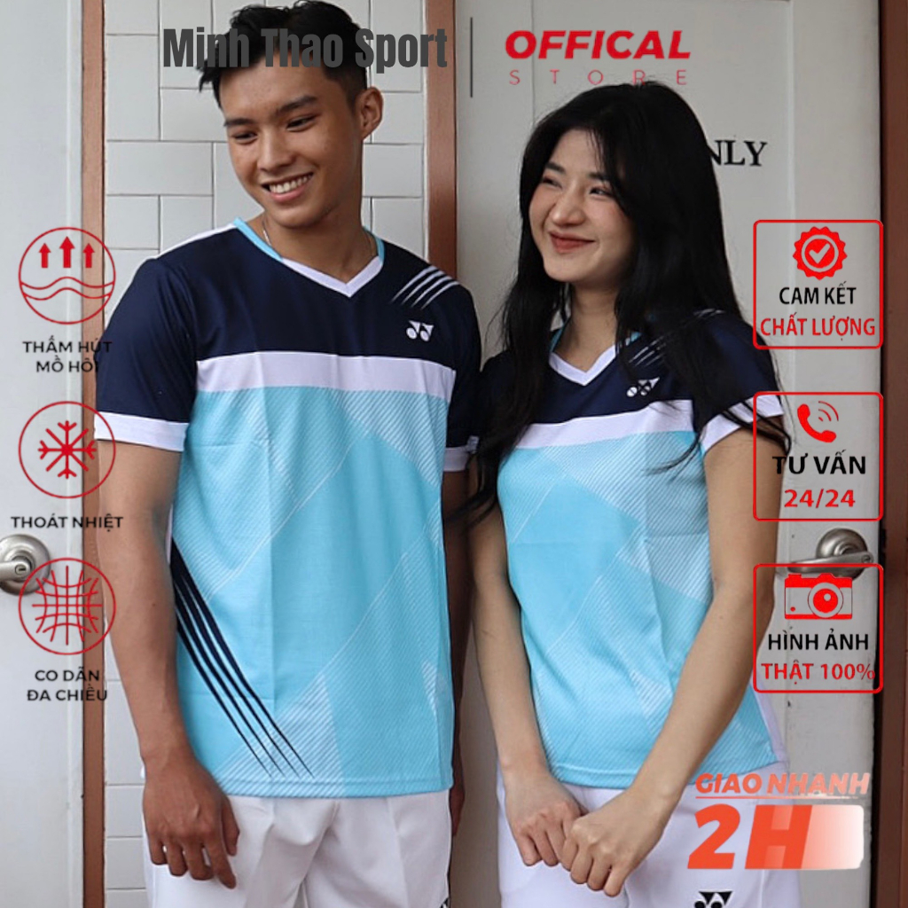 NEW!!!  Áo cầu lông, quần cầu lông Yonex chuyên nghiệp mới nhất cho nam và nữ tập luyện cầu lông MỚI NHẤT 2023 mã AC08