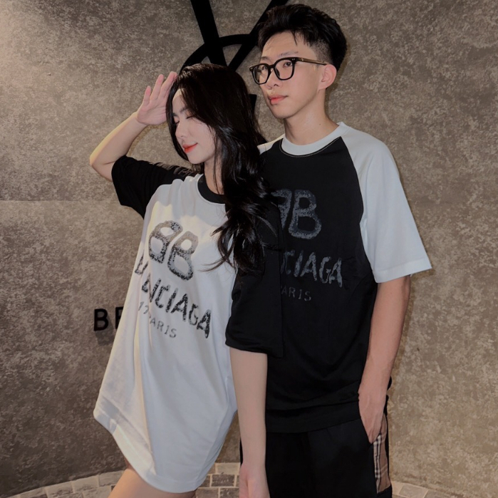 Siêu Phẩm Áo Thun Nam Nữ Ba Len Ga Họa Tiết Vẩy Sơn _ Áo Phông Chất Liệu Cotton Cao Cấp Dành Cho Các Cặp Đôi