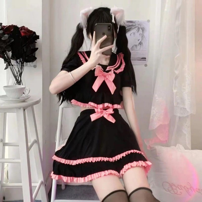 Đồ Bơi Cổ Thuỷ Thủ Mix Bèo Dễ Thương