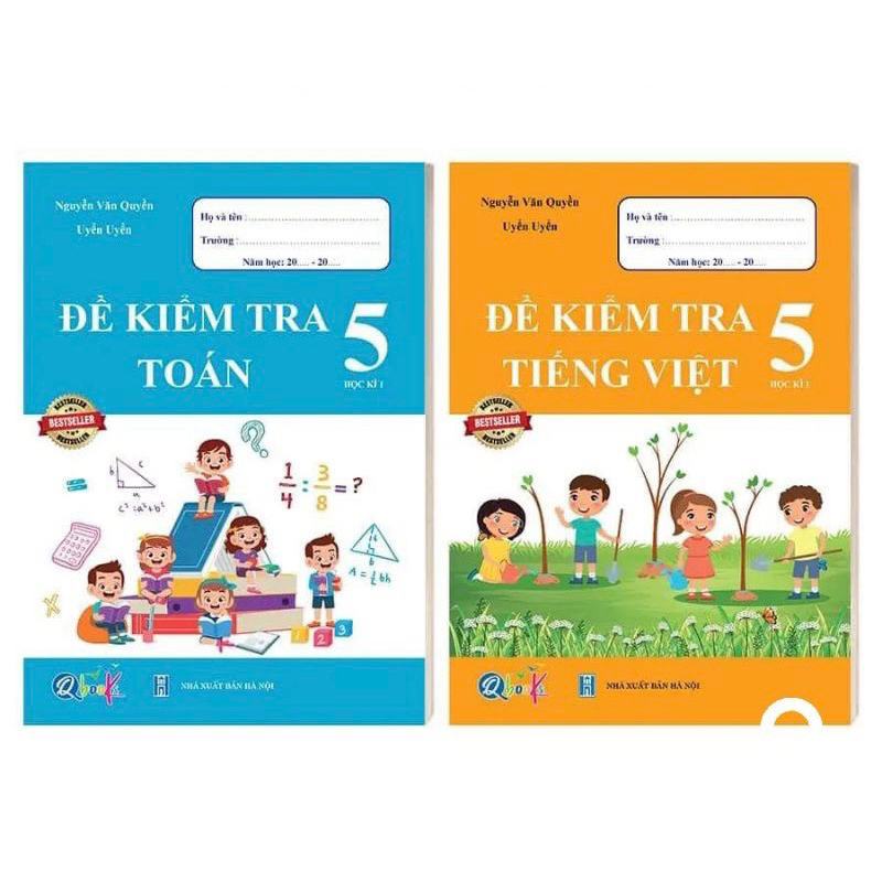 Sách - Đề Kiểm Tra Toán Và Tiếng Việt Lớp 5 - Học Kì 1