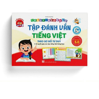 Sách - Tập đánh vần Tiếng Việt Phiên bản 5.0 kèm file đọc quét mã QR và video hướng dẫn ghép vần phù hợp với bé 4-6 tuổi