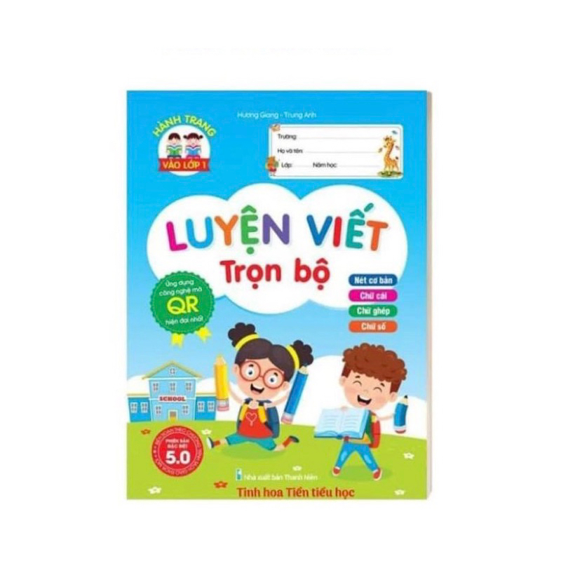 Sách - Luyện Viết Trọn Bộ 5.0 - Ứng Dụng Công Nghệ Mã Qr