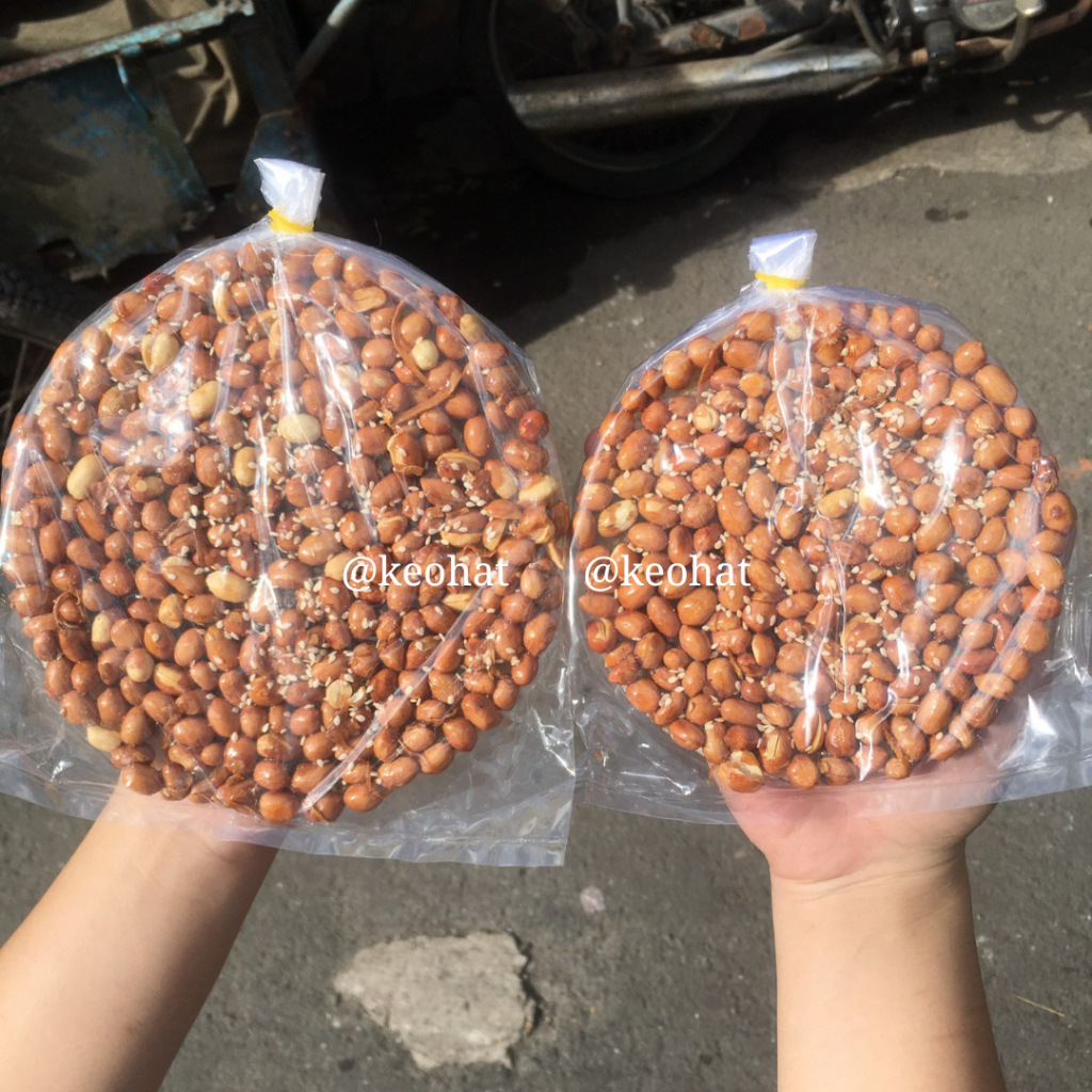 KẸO ĐẬU PHỘNG - Kẹo đậu phộng mạch nha bánh tráng giòn ít ngọt 180gram