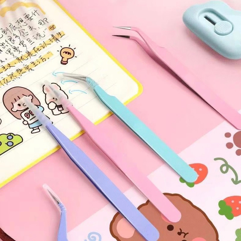 Nhíp gắp Sticker Washi Tape nhiều màu pastel