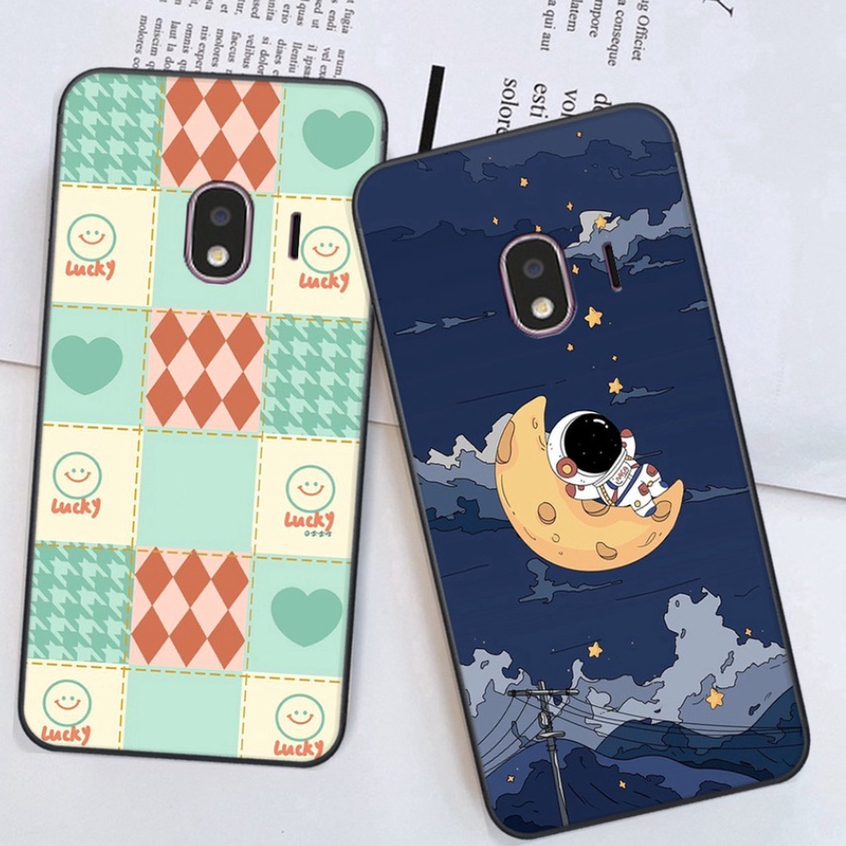 Ốp lưng Samsung J2 PRO / J2 CORE / J4 2018 in hình tim, kẻ vuông mẫu mới CỰC XINH 1K