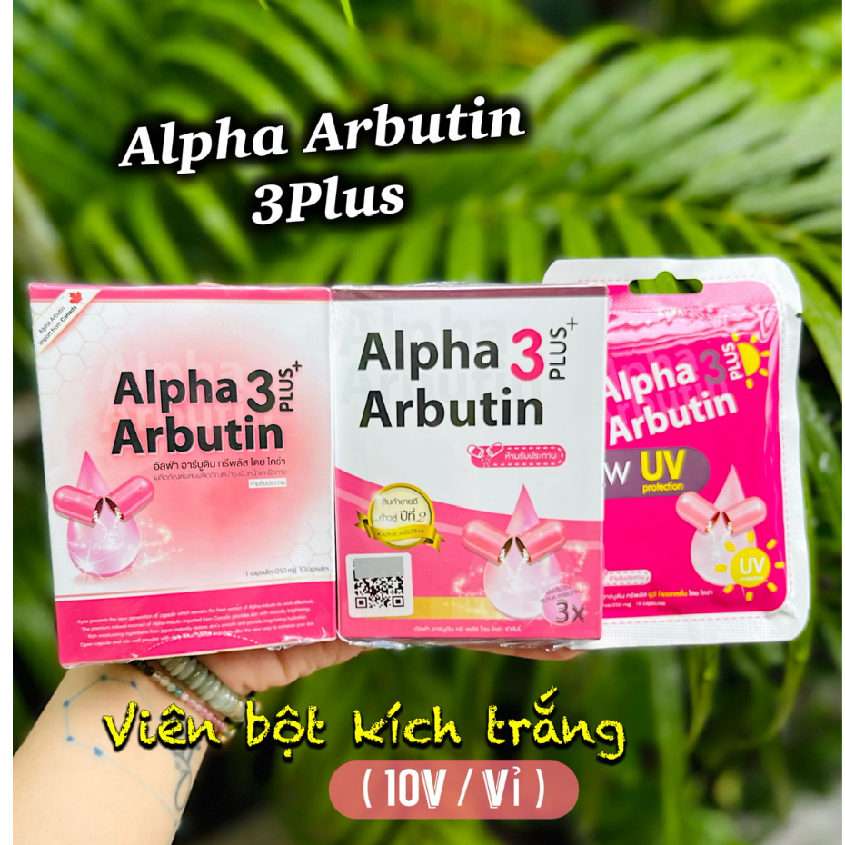 Viên kích trắng alpha arbutin