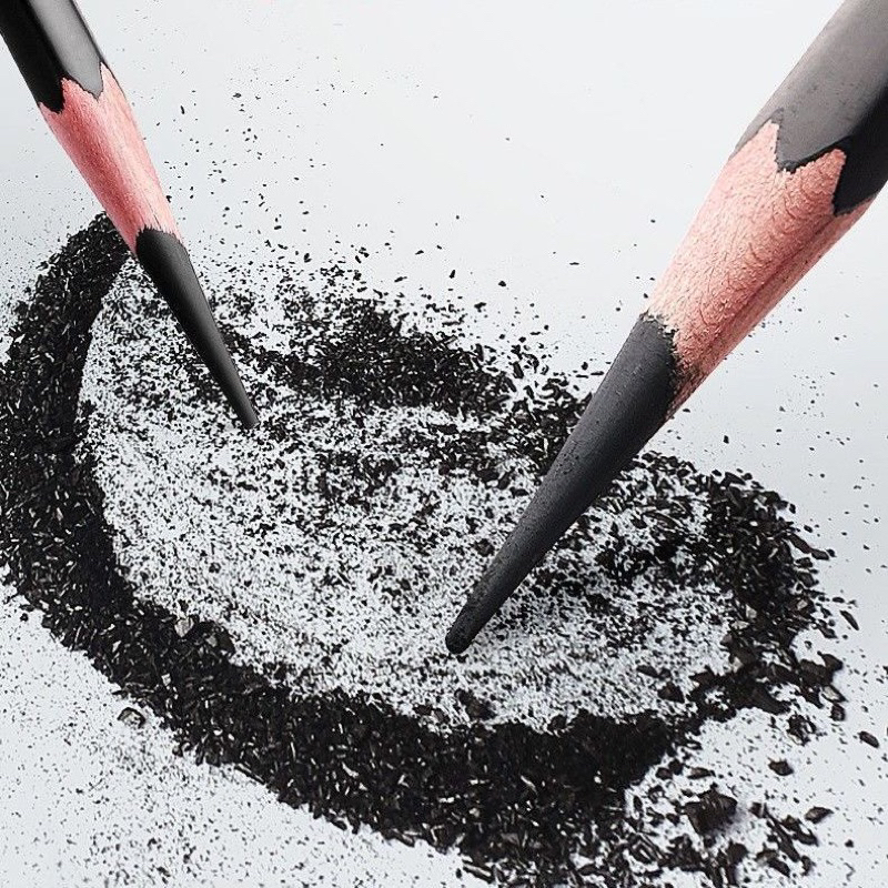 Bút chì maries 2H-14B,chì than cứng , vừa , mềm