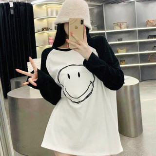 Áo thun tay dài mặt cười