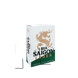   Hoả tốc  Thùng bia Sài Gòn xanh Lager 330ml x 24 lon 