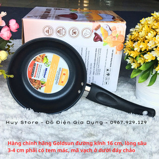 Chảo chống dính chính hãng goldsun  ,Chảo chống dính Kangaroo size 18 dùng mọi loại bếp Huy Store