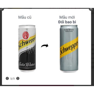 Thùng 24 Lon Soda Schweppes 330ml