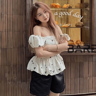 Ảnh thật kèm clip áo cúp hoa nhí xinh đẹp peplum ch5