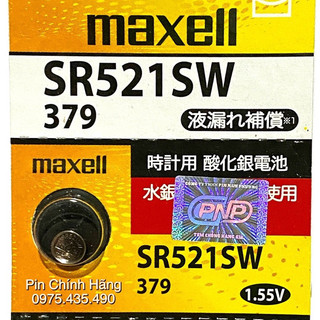 Pin Đồng Hồ SR521SW 379 Maxell Nhật Vỉ 1 Viên