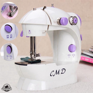 Máy may mini để bàn gia đình - máy khâu cầm tay mini gia đình siêu tiện lợi