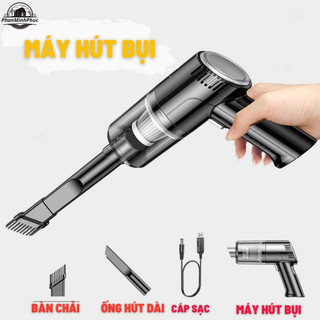 Máy hút bụi ô tô không dây có thể sạc lại máy - máy hút bụi mini cầm tay cho gia đình công suất cao 9000Pa