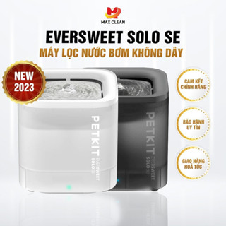  Máy lọc nước tự động cho chó mèo thú cưng Petkit Eversweet Solo SE - Lọc nước thông minh an toàn cho chó mèo 