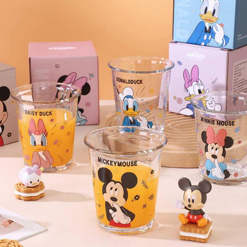 Ly Thuỷ Tinh in hình GẤU DÂU Lotso & hoạt hình DISNEY  400ml