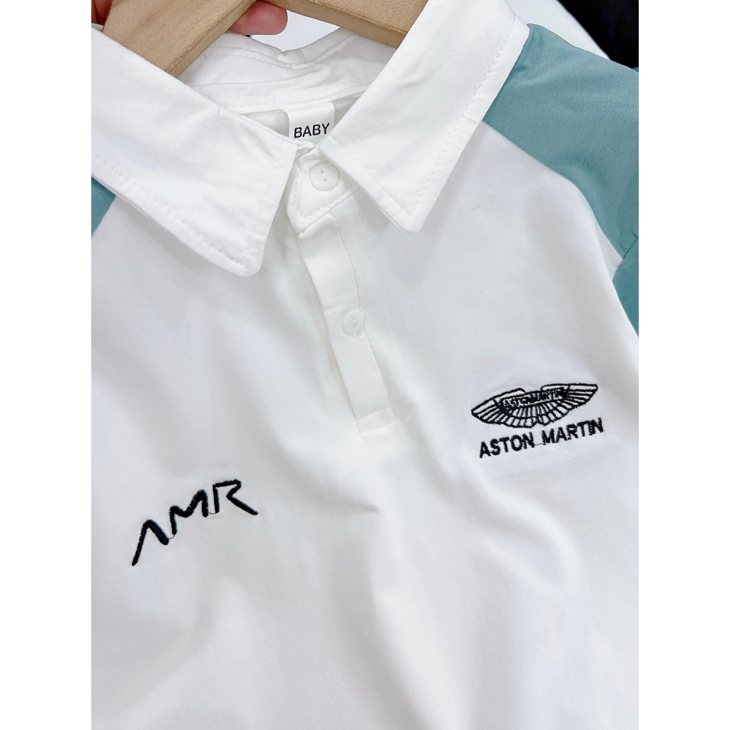 Áo polo cổ bẻ cotton xuất khẩu cho bé