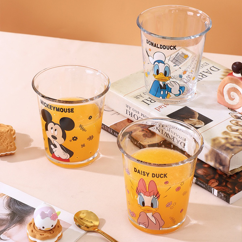 Ly Thuỷ Tinh in hình GẤU DÂU Lotso & hoạt hình DISNEY  400ml