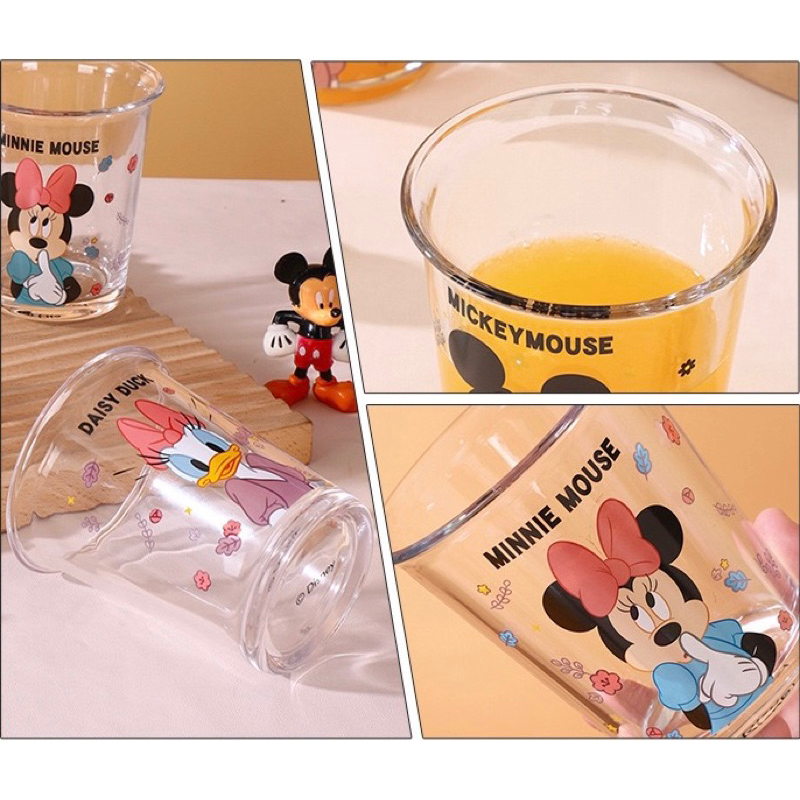 Ly Thuỷ Tinh in hình GẤU DÂU Lotso & hoạt hình DISNEY  400ml