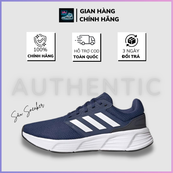 Giày Sneaker Adidas Nam Galaxy 6 Dark Blue GW4139