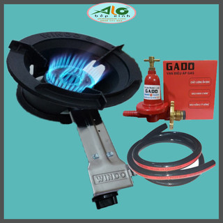 Bếp gas công nghiệp khè Windo 6A - Bếp ga khè - Cụm đánh lửa siêu nhạy - Lửa cực mạnh - BH 12 tháng - Alo Bếp xinh