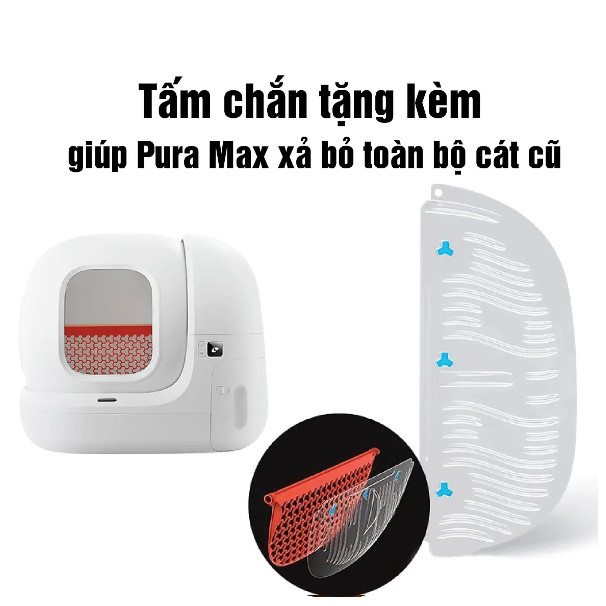 Tấm Chắn Xả Cát Cho Máy Vệ Sinh Cho Mèo Petkit Pura Max - Max Clean