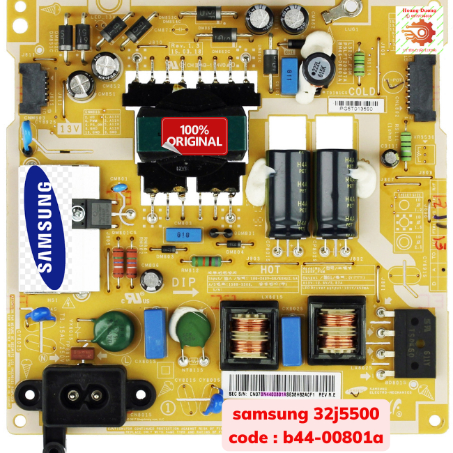 Bo nguồn tivi samsung 32j5500,bn44-00801a,dthoangduong.