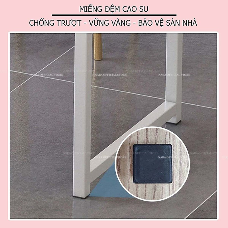 Bàn Làm Nail-Bàn Học-Bàn Makeup 1m, 1m2 Lắp Ráp Giả Loang Vân Đá- Thiết Kế Sang Trọng
