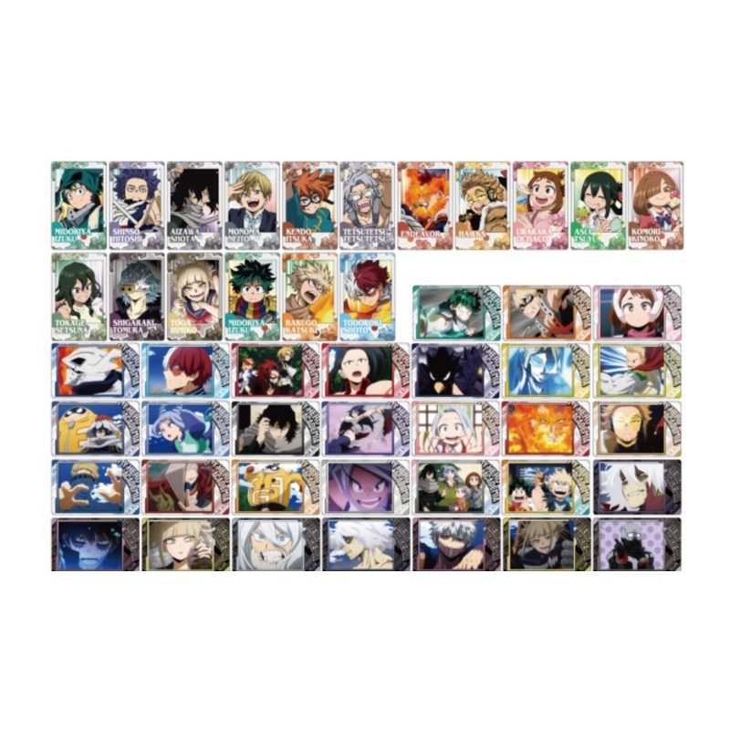Thẻ nhân phẩm snapmide My Hero Academia vol 5