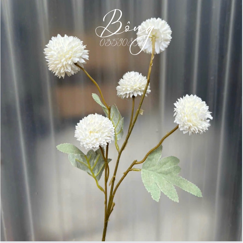Hoa giả - hoa cúc pansy giả cao cấp hàng nhập khẩu không phải gia công