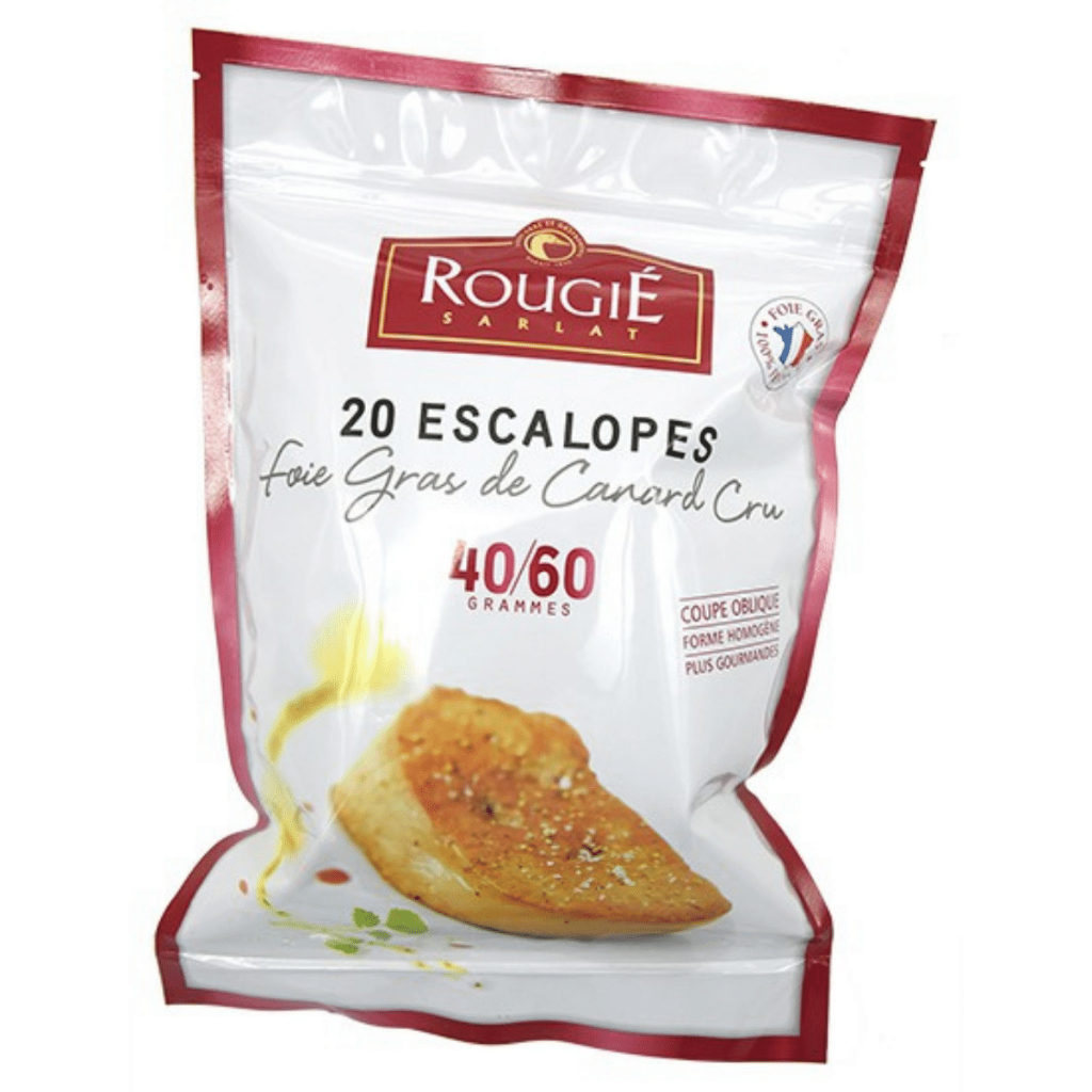 Gan Ngỗng Pháp Rougi'e 60gr Nhập Khẩu Pháp/ French Duck Liver Restauration/ Gan Vịt Pháp Rougi'e Tách Lẻ - NK Pháp
