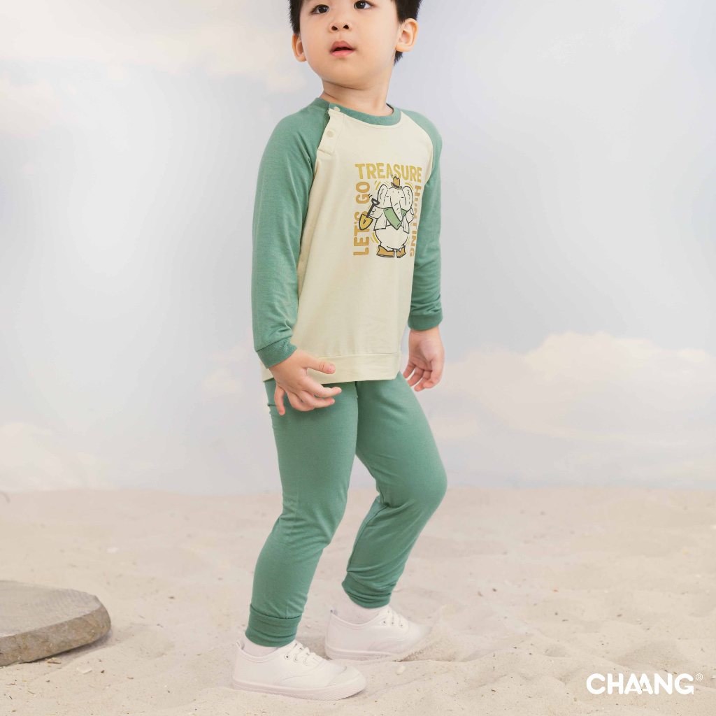 Chaang bộ quần áo dài tay Chaang Treasure cho bé AW23