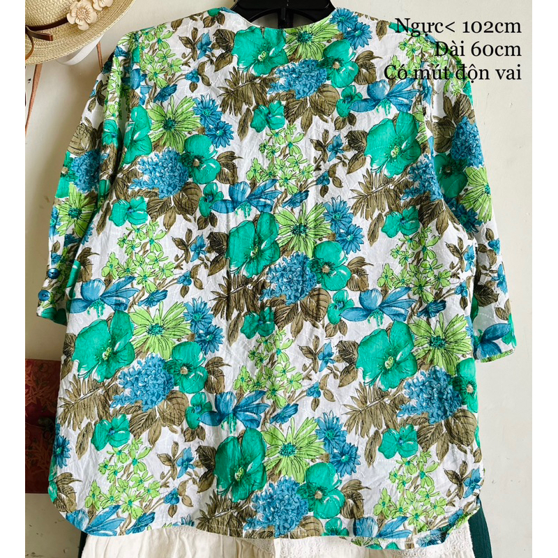 Áo vintage Hoa