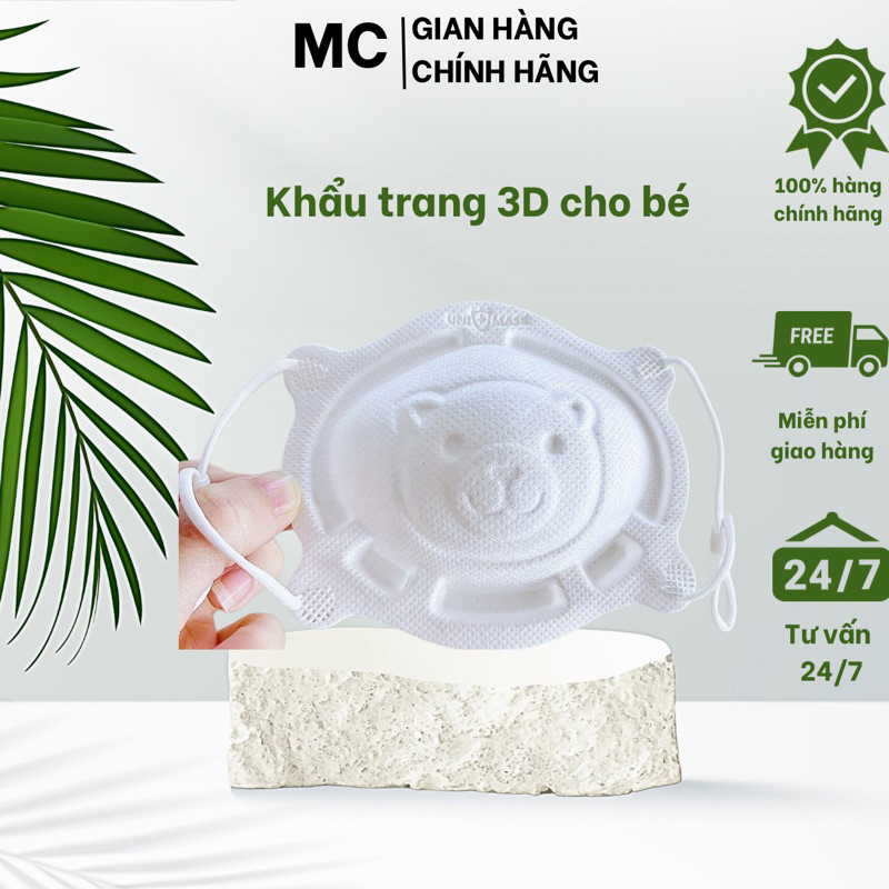 Sét 3 Chiếc Khẩu Trang UNI MARK Cho Bé 0-3 Tuổi