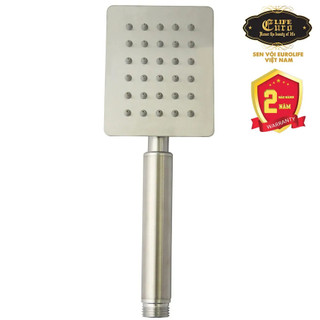 Tay sen vuông inox sus 304 eurolife el-h111 new - chỉ có tay sen