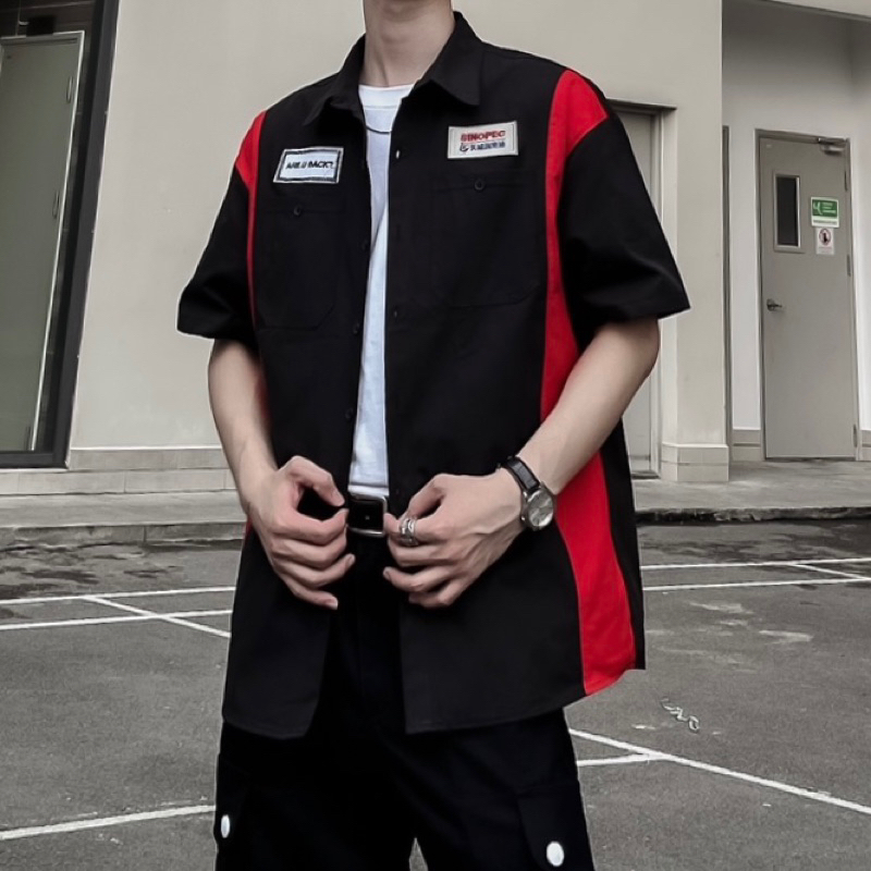 SƠ MI KAKI  PHÙ HIỆU CỰC CHIẾN UNISEX - HALO KAKI -