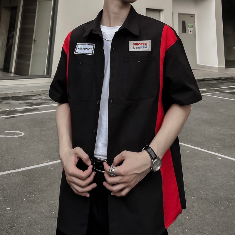 SƠ MI KAKI  PHÙ HIỆU CỰC CHIẾN UNISEX - HALO KAKI -