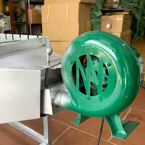 Máy nướng thịt, chả, gà, vịt quay tự động 15 xiên - Bếp nướng than hoa, tặng kèm 15 xiên đơn và 3 xiên 3 inox .