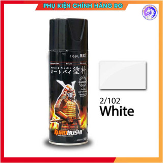 Sơn Xịt Samurai Màu Trắng Mã 2/102 chuyên dụng cao cấp dành cho otô xe máy