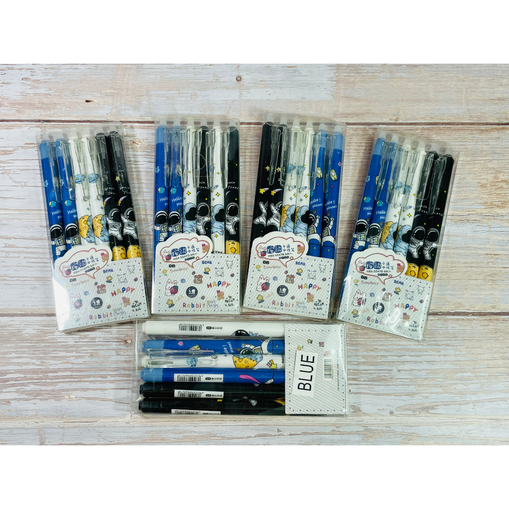 Bút Mực Tím Xóa Gấu Dâu, Bút Có Đầu Bôi, Bút Mực Gel Xóa Được Kuromi, Bút Mực Tẩy Được Đôrêmon, Bút Mực Xanh Xóa Được