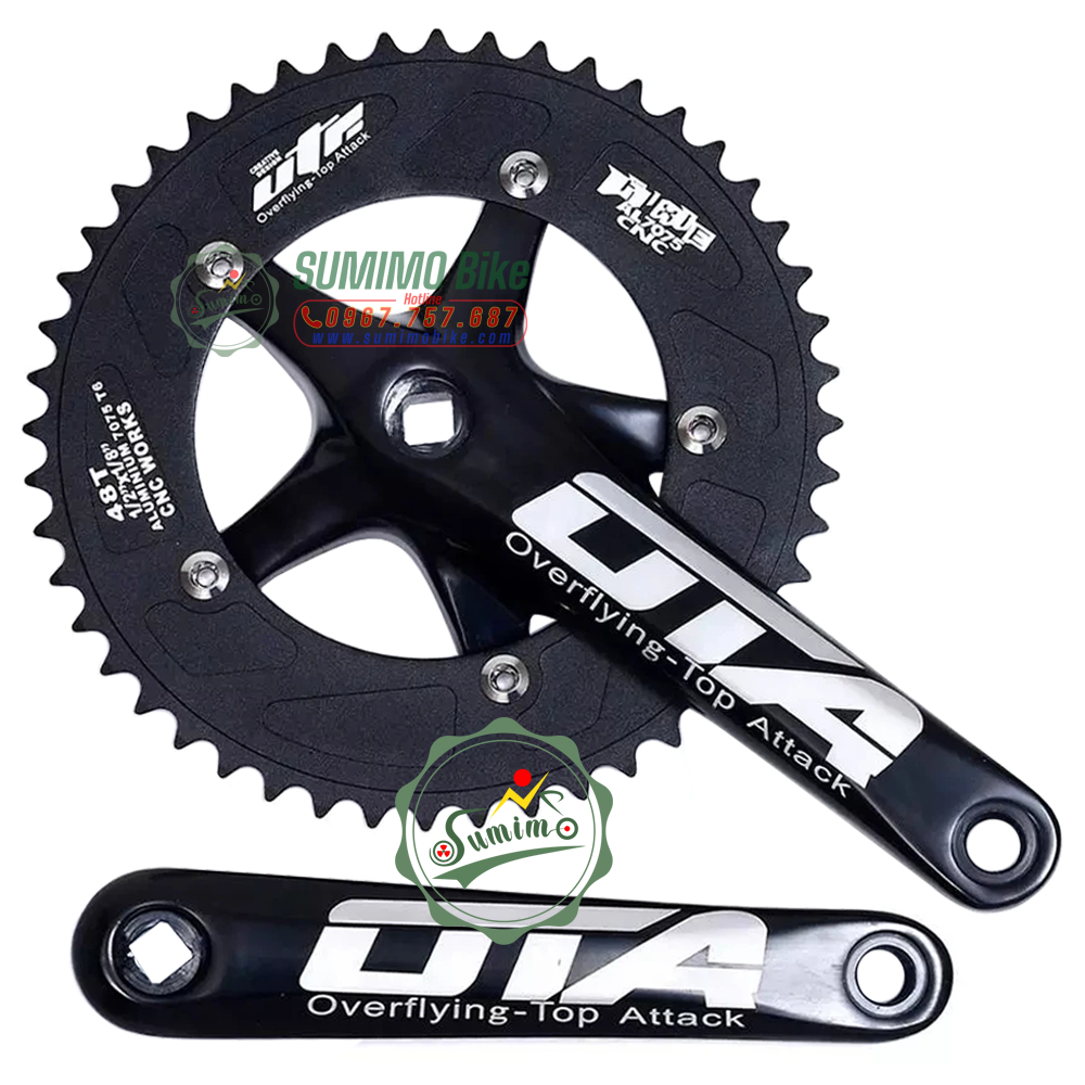 Giò dĩa cốt vuông OTA 48T-170mm nhôm