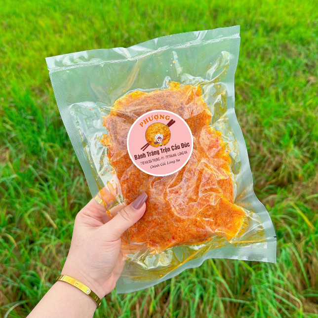 Lẻ 1 gói 500g - Đặc Sản Long An Bánh Tráng Trộn PHƯỢNG Cầu Đúc Chính Gốc LONG AN
